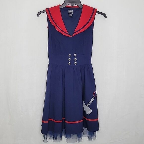 Her Universe Thor Sailor Dress Size Small - Picture 1 of 11